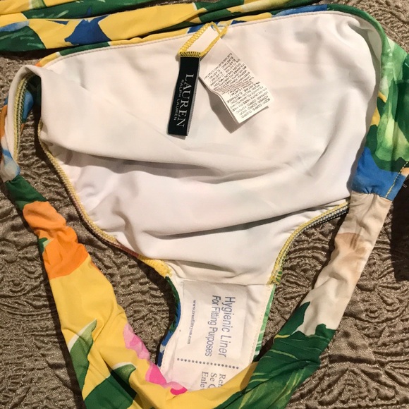 NEW LAUREN RALPH LAUREN FLORAL BIKINI - Picture 4 of 4